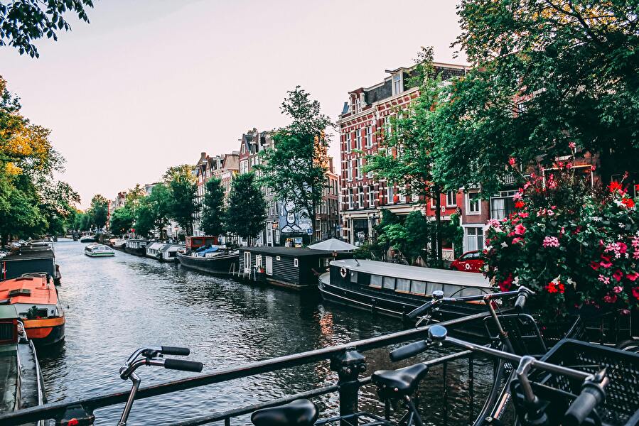 Canal in Amsterdam